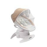 Silla mecedora Caretero OPTI Brown con mosquito net