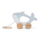 Arrastre de Madera Mr. Shark Trixie - Juguete educativo para bebés - imagen 2