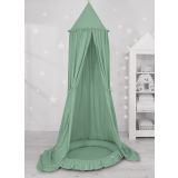 Set dosel y nido con volante My Sweet Baby - Verde Pastel - imagen 2