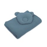 Juego de Cuna Muselina 2 Piezas My Sweet Baby - Azul Pastel