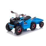 Quad Bike Azul Eléctrico con Remolque XMX630T