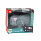Gato Interactivo de Peluche que Camina y Maulla Gris - imagen 3