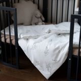 Juego de cama infantil Junior 90x120 – Ramitas verdes