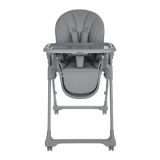 Trona Kikkaboo Pastello 3 Grey con asiento acolchado tipo piel