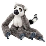 Peluche Lemurito Suave con Velcro para Colgar 35cm