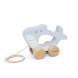 Arrastre de Madera Mr. Shark Trixie - Juguete educativo para bebés