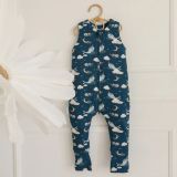 Saco de dormir con piernas 3-4 años 2,5 TOG Ballenas – Azul marino