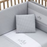 Jgo 2 Pcs.f.nordica Cuna 70 Mini Windsord Gris 110x170x3 Cm - Cambrass - imagen 2