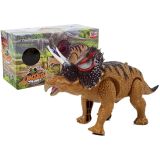 Dinosaurio Triceratops Amarillo a Pilas
