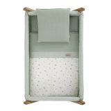 Minicuna Tijera Madera Ardi Verde/natural 55x87x74 Cm - Cambrass - imagen 3