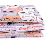 Juego de Cama 2 Piezas My Sweet Baby - Gatos Grises y Rosas - imagen 2