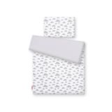 Juego de Cama para Bebé My Sweet Baby - Nubes Grises - imagen 3