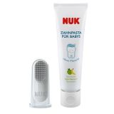 Set de Cepillo y Pasta Dental Nuk para Bebés 3-12M