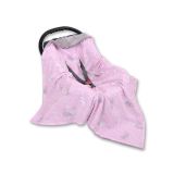 Manta Doble Cara para Silla de Auto My Sweet Baby - Conejos Rosados - imagen 3
