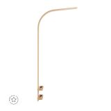 Varilla de madera para dosel Woody – Natural de Waldin con acabados en madera de haya.