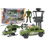Set Militar Helicóptero, Vehículo de Combate y Torre de Control