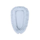 Baby Nest Premium Cocoon For Infants With A Ruffle My Sweet Baby- Blue