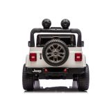 Jeep Rubicon 4x4 Batería 24V Vehículo Eléctrico Blanco