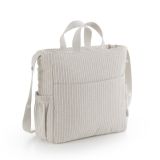 Bolso maternal Pack Sira Cambrass 43x37x16 cm, vista lateral