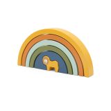Arco iris de madera apilable Trixie - Juguete educativo - imagen 2