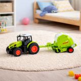 Tractor agrícola a control remoto con empacadora 1:24