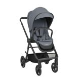 Carrito de bebé 3en1 Mia Gris Kikkaboo - Práctico y Elegante - imagen 2