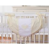 Bolsa de Juguetes My Sweet Baby - Hearts Cream 60x30 cm - imagen 2