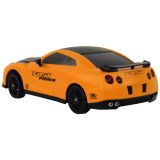 Coche Deportivo Teledirigido R/C 1:24 Amarillo con Ruedas Intercambiables