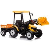 Tractor Eléctrico Infantil Hercules amarillo 24V de Lean cars