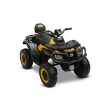 Vehículo Toyz Rush amarillo para aventuras al aire libre.