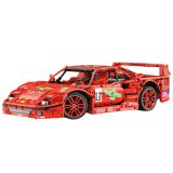 Coche de Carreras Deportivo de Bloques Rojo 1:10 2688 piezas