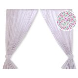 Cortinas para habitación de bebé - My Sweet Baby, corazones rosas