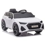Coche eléctrico Audi RS6 BRD-2118 Blanco
