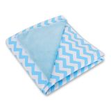 Manta de Asiento para Bebés Doble Cara My Sweet Baby Chevron Azul - imagen 2