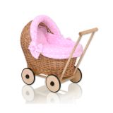 Cochecito de Muñecas My Sweet Baby con Ropa de Cama Rosa