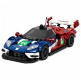Coche de Bloques Deportivos GT2016 con Vitrina, 347 Piezas - imagen 2
