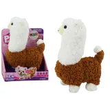 Juego Interactivo de Llama Alpaca Marrón 23 cm