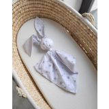Manta Doudou Conejito Suave My Sweet Baby - Estrellas Grises - imagen 2