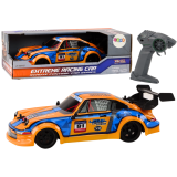 Coche de Control Remoto 1:16 con Ruedas de Goma Naranja