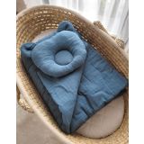 Juego de Cuna Muselina 2 Piezas My Sweet Baby - Azul Pastel