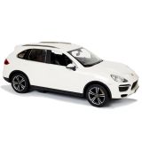 Coche de Control Remoto Porsche Cayenne Rastar Blanco 1:14