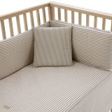 Jgo 2 Pcs.colcha I-v. Cuna 60 Derby Beige 60x120x3 Cm - Cambrass - imagen 2