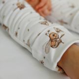 Saco de dormir con piernas 3-4 años 2,5 TOG Abejas – Blanco