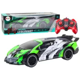 Coche Deportivo Teledirigido RC 1:10 25km/h Verde