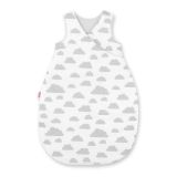 Cotton Sleeping Bag For Children, Size M, 3-12 Months, Tog 2.5, All-season - Clouds Gray/gray