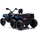 Quad ATV de 6 Ruedas Con Remolque JC606 24V Azul