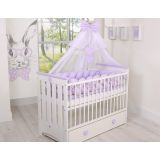 Protector de Cuna Knot Bumper XXL - My Sweet Baby en Lila - imagen 3