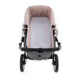 Cubrecapazo Cambrass Taylor rosa, detalle cremallera y tejido vichy