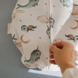 Arrullo para recién nacido Big Hug (3-6 meses) Ballenas – Blanco