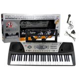 Teclado MP3 MQ-810 con micrófono y 61 teclas para pequeños músicos
